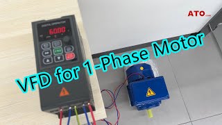 Single phase VFD for single phase motor [upl. by Nnylkcaj]