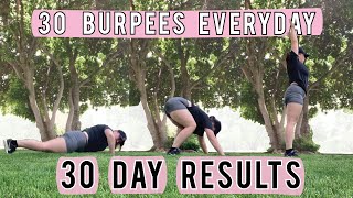 I Did 30 Burpees Everyday for 30 Days and This is What Happened [upl. by Acinat]