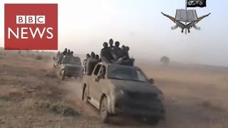 Rare video shows Boko Haram attack  BBC News [upl. by Nrek]