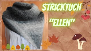 Stricktuch quotEllenquot  eine außergewöhnliche Tuchform 🧶 [upl. by Zeke]