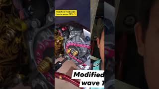 Modified Honda wave 125 shortvideo motorshow fullbuild viralshort viralshort [upl. by Inobe601]