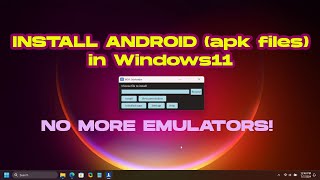 Install APK in WINDOWS 11 using WSA Sideloader ibispaintx WSA REQUIRED [upl. by Dielu]