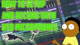 How to setup USB microphones for recording Rap vocals in Fl studios [upl. by Cocks]