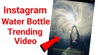 how to make water bottle trendtrending water bottle  instagram water bottle trend [upl. by Stoneman]