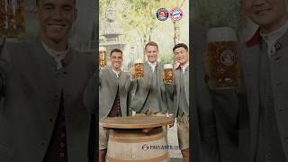 Which look steals the show 🪄🥨🍺FCBayern MiaSanMia Paulaner [upl. by Ahsyad]