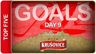 Top 5 Goals  Day 9  IIHFWorlds 2016 [upl. by Adnaerb57]