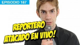 Reportero atacado en Vivo l whatdafaqshowcom [upl. by Panter]