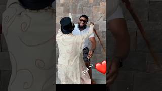 Actor Stan Nze surprises Okopi Peterson and wife at their traditional weddinglove africa shorts [upl. by Esinyt443]