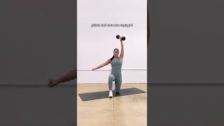 Half Kneeling Overhead Press How To [upl. by Frechette585]