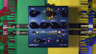 Source Audio Collider Delay  Reverb  Synth Demo [upl. by Leviram179]