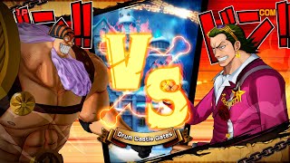 Burgess vs Tesoro  One Piece Burning Blood [upl. by Repsag]