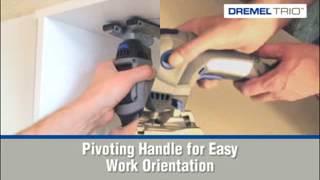 Dremel TRIO 6800 Multi Tool for Drilling Sawing Routing Sanding amp Tile Cutting [upl. by Oralle343]