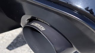 INSTALLING NEW MUFFLER TIPS ON DODGE CHARGER [upl. by Jordanson]