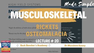 Rickets Osteomalacia  Musculoskeletal  20  First Aid USMLE in UrduHindi [upl. by Foss]