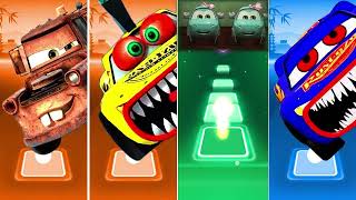 McQueen Spider Eater 🆚 Mcqueen Cruz Ramirez 🆚 Mcqueen Mater 🆚 Mcqueen Rad 🎶 Tiles Hop EDM Rush [upl. by At]