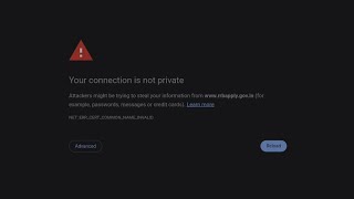 Your connection is not private problem in browser theonemurari chromefixproblem websiteproblem [upl. by Alludba]