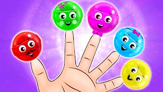 Finger Family Song With Colorful Lollipops and more Kids Songs By hooplakidz on NurseryRhymeStreet [upl. by Gilford510]