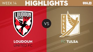 692023  Loudoun United FC vs FC Tulsa  Game Highlights [upl. by Tdnarb]