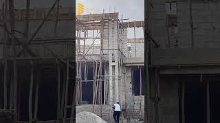 Building in Uganda 4bedroomhouse buildingconstruction shorts [upl. by Danice543]