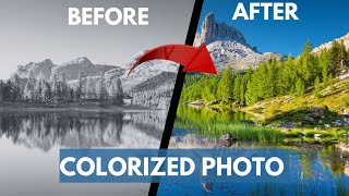 How to colorized a photo and change the effect and impose filters Image colorization [upl. by Lennon]