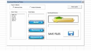 VBA  HOW TO Download YAHOO Finance Historical STOCK Prices and Analyst Estimates [upl. by Hanauq784]