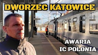 POCIĄGI NA KATOWICKIM DWORCU PKP duży ruch w niedzielny poranek IC EIP TLK POLREGIO vlog [upl. by Lantz823]