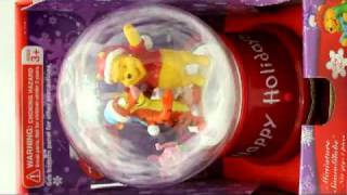 Winnie the Pooh Christmas Snow Globe [upl. by Campney926]