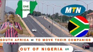 SOUTH AFRICA 🇿🇦 COMPANIES TO LEAVE NIGERIA 🇳🇬 CLOSE EMBASSY WHILE NIGERIANS LEAVE SOUTH AFRICA 🇿🇦 [upl. by Nagah]