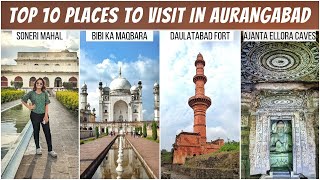 TOP 10 PLACES TO VISIT IN AURANGABAD  Bibi ka Maqbara  Ajanta Ellora Caves  औरंगाबाद [upl. by Leena]