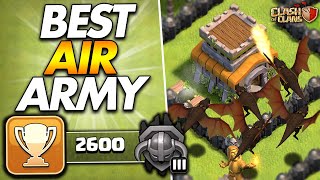 BEST AIR TROPHY PUSHING ATTACK STRATEGY FOR TH8  Clash of Clans [upl. by Gabbey]