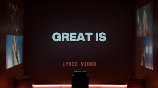 Great Is Jenna Barrientes  Official Lyric Video  Elevation Worship [upl. by Tiebold]