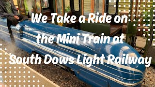 We take a ride on a Mini Train on South Downs Light Railway [upl. by Atnod]