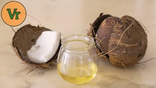 Comment faire de l’huile de coco  Parfumée et sans résidus  Antibactérien et antiride naturel [upl. by Wileen]