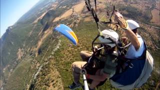 VUELO EN PARAPENTE BIPLAZA EN PAREJA [upl. by Barrada]