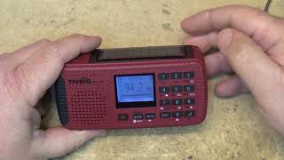 Tivdio HR 11W Camping  Emergency radio first look [upl. by Avruch147]