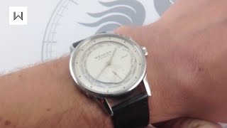 Nomos Glashutte Zurich Weltzeit Luxury Watch Review [upl. by Ardnahc393]