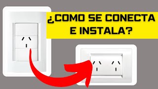 Como Instalar un TOMACORRIENTES DOBLE por Primera Vez Sin Riesgo Eléctrico [upl. by Ylrehs894]