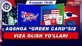 AMERIKAGA quotGREEN CARDquotSIZ VIZA OLISH YOLLARI [upl. by Elenahc]