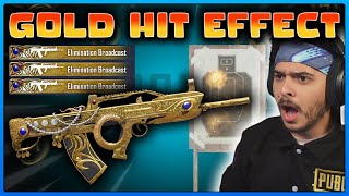 GOLD HIT EFFECT QBZ ADDED TO THE GAME 🔥PUBG MOBILE🔥 [upl. by Kamp548]