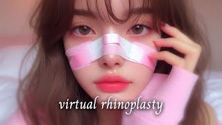 VIRTUAL RHINOPLASTY Desired Nose Affirmation Meditation Supraliminal Subliminal [upl. by Phillips]