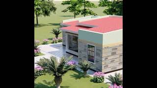 FLAT ROOFTWO BEDROOM DESIGN WITH IRONSHEETS [upl. by Allebara]