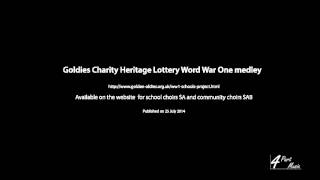 World War One Medley for Choirs English Heritage Project  Grenville Jones [upl. by Ahsiret]