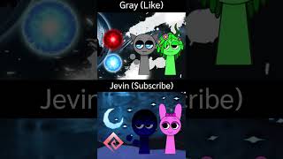 Gray or Jevin  incredibox sprunkiedit music shorts fyp sprunki sprunkiincredibox [upl. by Euphemia647]