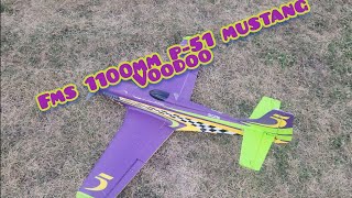 fms 1100mm p51 mustang Voodoo [upl. by Nobel]