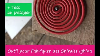 Outil pour Fabriquer des Spirales Ighina  Tests [upl. by Ecenahs]