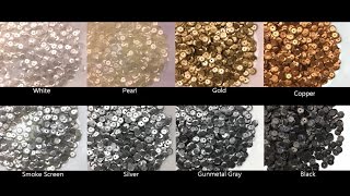 Cartwrights Sequins Satin Matte All Colors [upl. by Leonelle611]