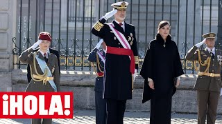 Los Reyes presiden la Pascua Militar acompañados por primera vez por la princesa Leonor [upl. by Dickinson650]