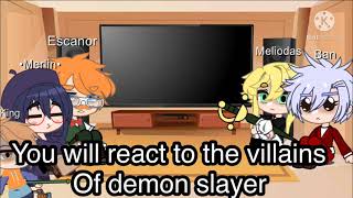 •Sds react to Demon Slayer•Uppermoons 22•Lemon Juice• [upl. by Lenoel]