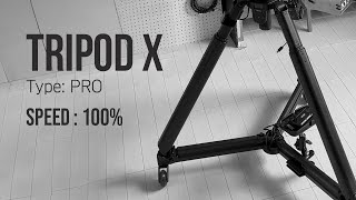 Tripod X Type PRO  SPEED  100 [upl. by Nerrat]