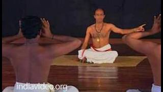 Kathakali training classical dance drama Kerala [upl. by Idleman]